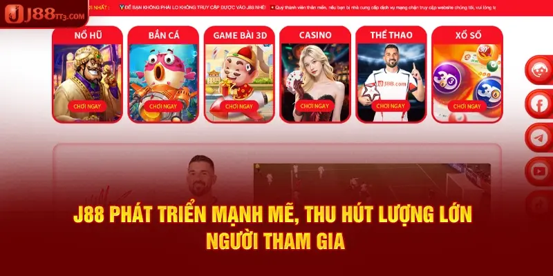 J88 phát triển mạnh mẽ, thu hút lượng lớn người tham gia